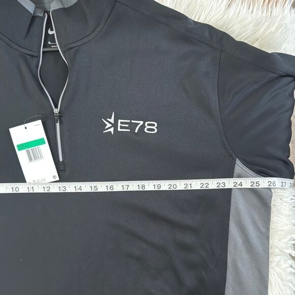 Nike Black and Gray Performance Jacket with Quarter-Zip Size XL - Picture 3 of 10